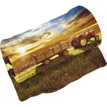 deka Sablio Deka Traktor s vlečkou - 190x140 cm