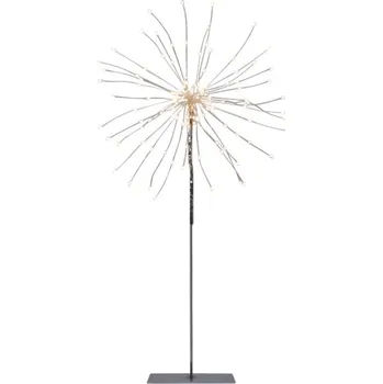 Vánoční dekorace Svítící LED dekorace výška 50 cm Star Trading Firework - stříbrná