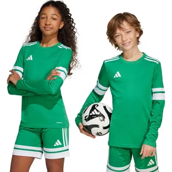 Dětské tričko adidas Squadra 25 s dlouhým rukávem zelené JN7491 164 cm