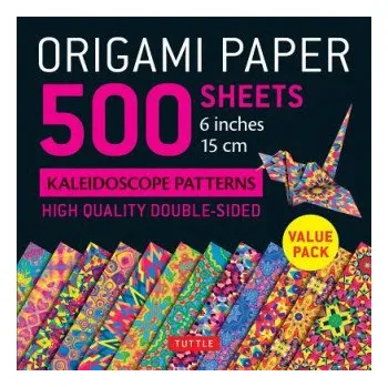 Cizojazyčná kniha Origami Paper 500 sheets Kaleidoscope Patterns 6" (15 cm) (Tuttle Publishing)(List)