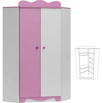 Dětská skříň Rohová skříň N28 - Mája