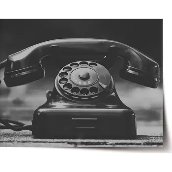 Plakát Sablio Plakát Starý telefon - 90x60 cm