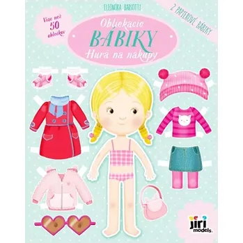 omalovánky Oblékací panenky – Na nákupech