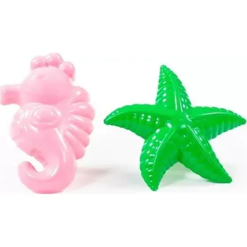Hračka na písek Formičky do písku mořský koník a hvězdice – sada 2 ks