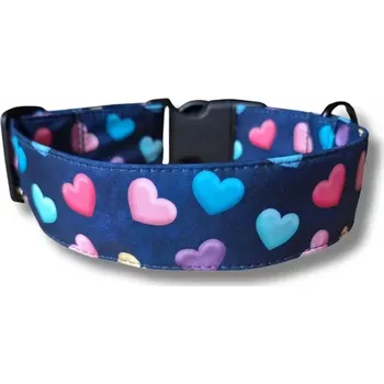 Obojek pro psa Softshellový obojek pro psa - PATESLOVÁ SRDÍČKA