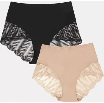 Kalhotky Henderson Passy 41615 2-pack barva:béžová/černá 2XL