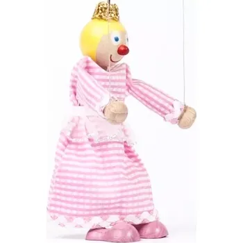 loutka Gerlich dřevěná loutka princezna Anička