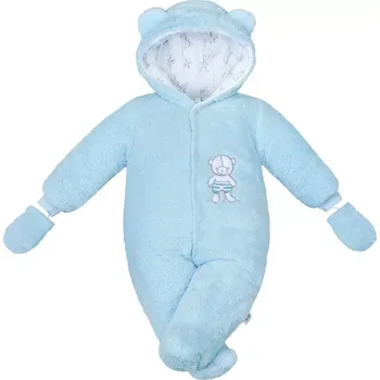 Kojenecká kombinéza Zimní kombinéza pro miminko New Baby Nice Bear modrá