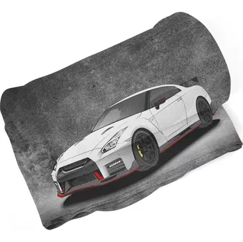 deka Sablio Deka Nissan GTR 35 Šedý - 150x120 cm