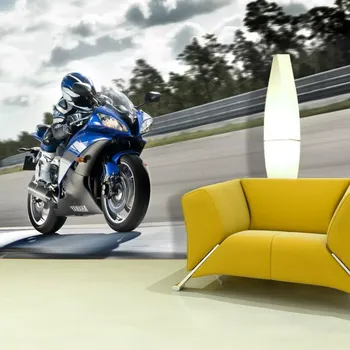 Tapeta Sablio Tapeta Motorkář - 125x75 cm