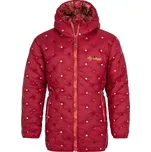 KILPI Dívčí zimní prošívaný kabát Kilpi DAMIA-JG 12 LET MODRÁ|ŠEDÁ