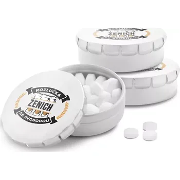 Bonbon Sablio Mentolky Rozlučka se svobodou ženicha - 3 ks