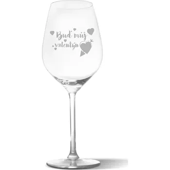 Víno Sablio Sklenička na víno Buď můj Valentýn: 49 cl