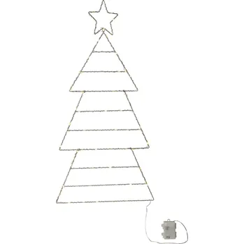 Dekorativní svítidlo Venkovní světelná dekorace výška 90 cm Star Trading Folde - stříbrná