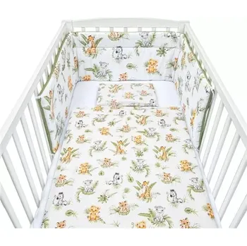 Povlečení 3dílné dětské povlečení New Baby Jungle 100×135 cm