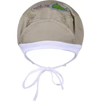 Kojenecká čepice Letní dětská čepička s kšiltem New Baby Little Whale zelená
