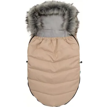 Fusak Dětský fusak s kožušinou béžový NEW BABY