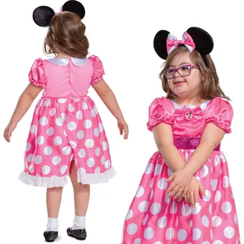 Karnevalový kostým Kostým DISNEY Minnie pro děti se zdravotním postižením 109–123 cm (5–6 let)