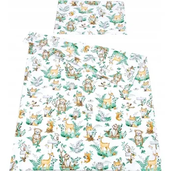 Povlečení Povlečení do postýlky 120/90 cm - lesní zvířátka