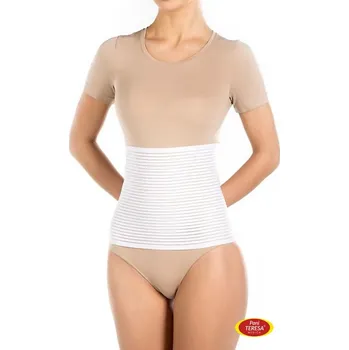 Těhotenský podpůrný pás Poporodní stahovací pás - bílý - varianty rozměrů