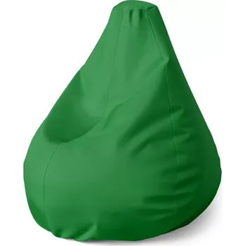 Sedací pytel Sablio Sedací vak Pear Tmavě zelená - 140 x 100 x 25 cm