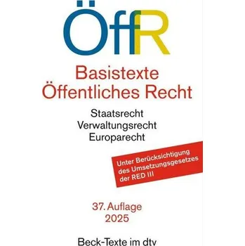 Basistexte Öffentliches Recht. ÖffR