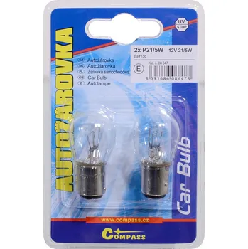 Autožárovka Žárovka 12V P21/5W 21/5W BaY15d blister 2ks