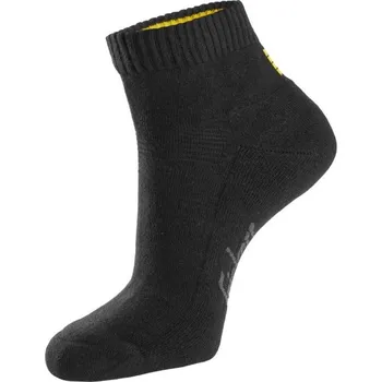 Pánské ponožky Snickers Workwear | Nízké bavlněné ponožky, trojbalení - Černá / 41-44 / 41 / černá