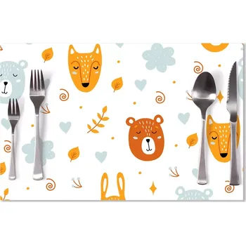 prostírání Sablio Prostírání Medvěd a liška: 40x30cm