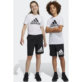 Pánská móda ADIDAS Dětské kraťasy Essentials Big Logo Cotton 7 LET BÍLÁ|ČERNÁ