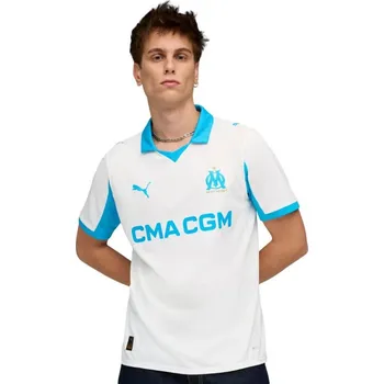 Pánské oblečení Pánské dresy Puma Olympique Marseille Home Jersey Replica white 779801 01 pánské XL