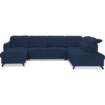 Sedací souprava Pravostranná rohová sedací souprava Malva s rozkládací funkcí typu delfín a dvěma úložnými prostory na lůžkoviny - Vero imperial 60 351x105 cm