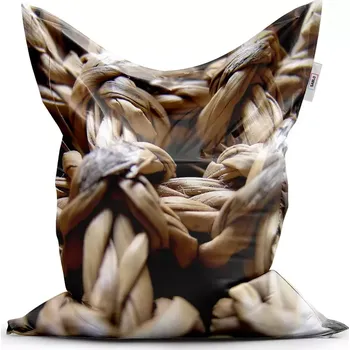 Sedací pytel Sablio Sedací vak Classic Banánové listí - 150x100 cm