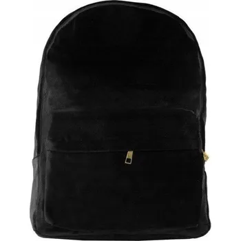 turistický batoh Batoh sametový Velvet Černá černý