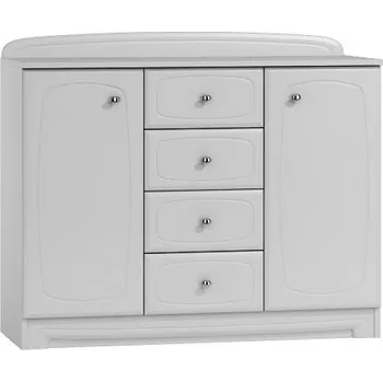 Dětská skříň Komoda N12 - Bianco bílá