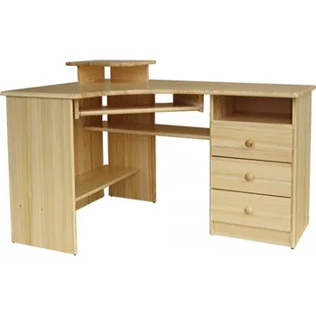 Psací stůl Psací stůl masiv borovice B07 pravé