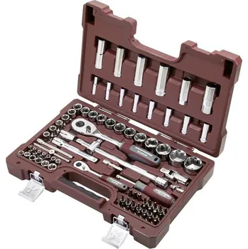 Gola sada KRAFTWERKTOOLS PROMO KW: Souprava gola 1/4"+1/2" 4-32m s příslušenstvím 80ks Pro-Line