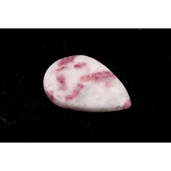 Přírodní kámen Kabošon Růžový Turmalín č.7368 (29x19x5mm)