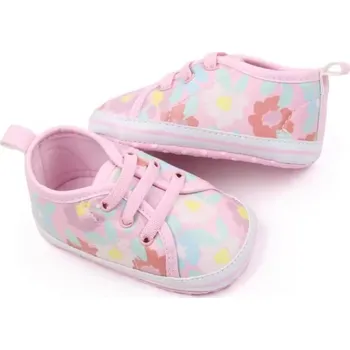 Capáčky Capáčky 0-6 měsíců - BHX3075-3 / růžová s květy