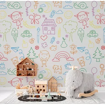 Tapeta Sablio Tapeta Barevná školka - 336x220 cm