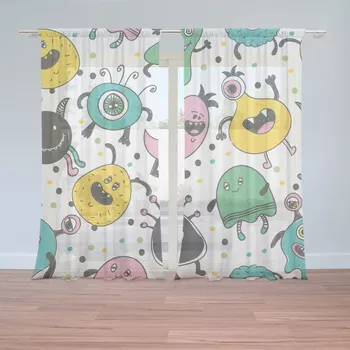 Záclona Sablio Záclony Příšerky: 2ks 150x250cm