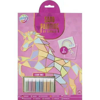 omalovánky Malování pískem podle čísel - Jednorožec