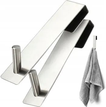 Věšák 2x KADAX HÁČKY NA DVEŘE VĚŠÁK BEZ VRTÁNÍ RUČNÍKY OBLEČENÍ JEDNOTLIVÝ