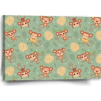 Obraz Sablio Obraz Roztomilé opičky - 60x40 cm