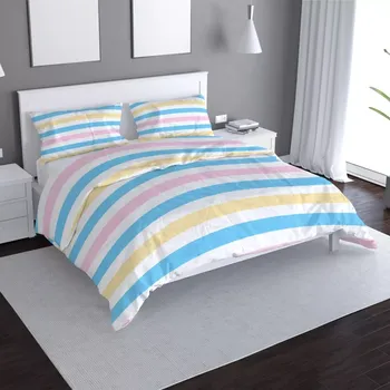 Povlečení Sablio Povlečení Barevné pruhy - 140x220 / 90x70