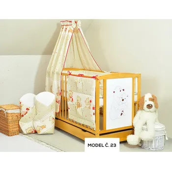 Dětská postýlka Postýlka s kompletní výbavou classic model - 23