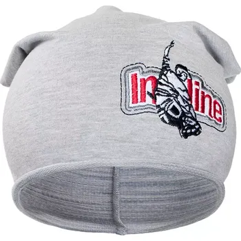 Kojenecká čepice Podzimní dětská čepička New Baby In-line šedá