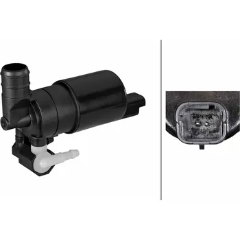 Autosklo Vodní čerpadlo ostřikovače, čistění skel HELLA 8TW 006 848-771