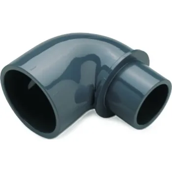 Vodovodní potrubí Koleno 90° F / M / F tlakové PVC-U Plimat, d50 / 63 x 63 mm