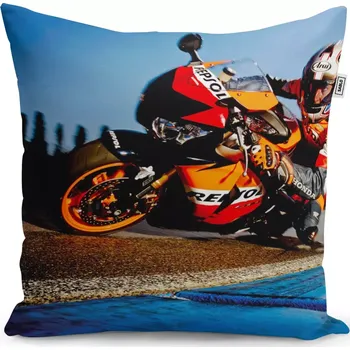 Polštář Sablio Polštář Motorkář 2 - 40x40 cm